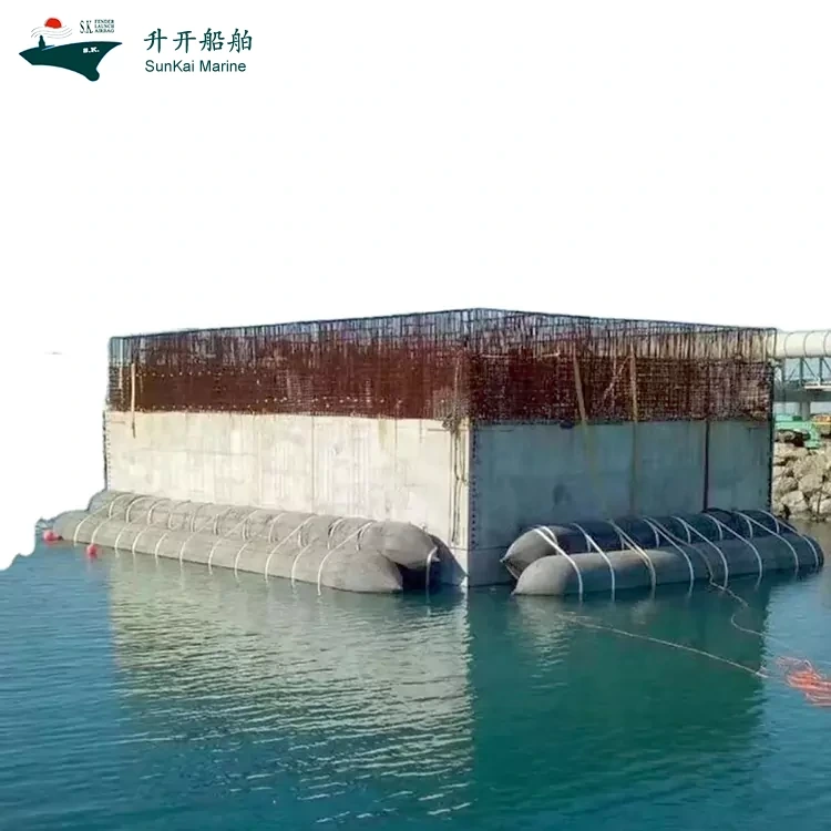 Qingdao Sunkai Marine ສໍາເລັດການຜະລິດແລະການຂົນສົ່ງຊຸດຂອງຖົງລົມນິລະໄພອັດຕາເງິນເຟີ້ Buoyancy
