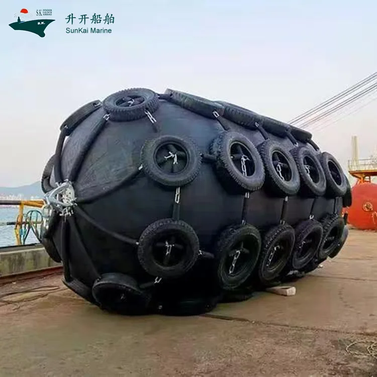 Barge Anti-Collision Fender ຢາງພາລາ